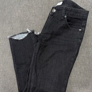 Free People Black Ankle & Cropped Jeans